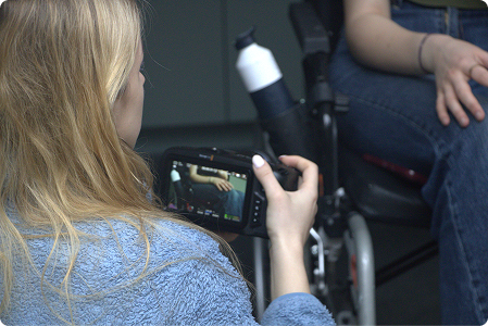 Behind the scenes still