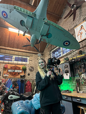Behind the scenes still